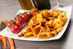 Penne integrali e calamari