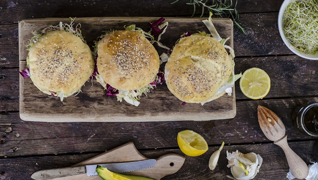 dieta del panino: hamburger di pollo e ricotta