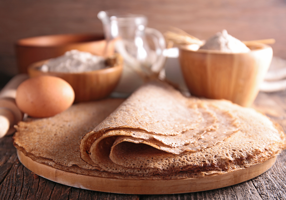Crespelle di grano saraceno: una ricetta sana e gustosa, adatto ai celiaci.