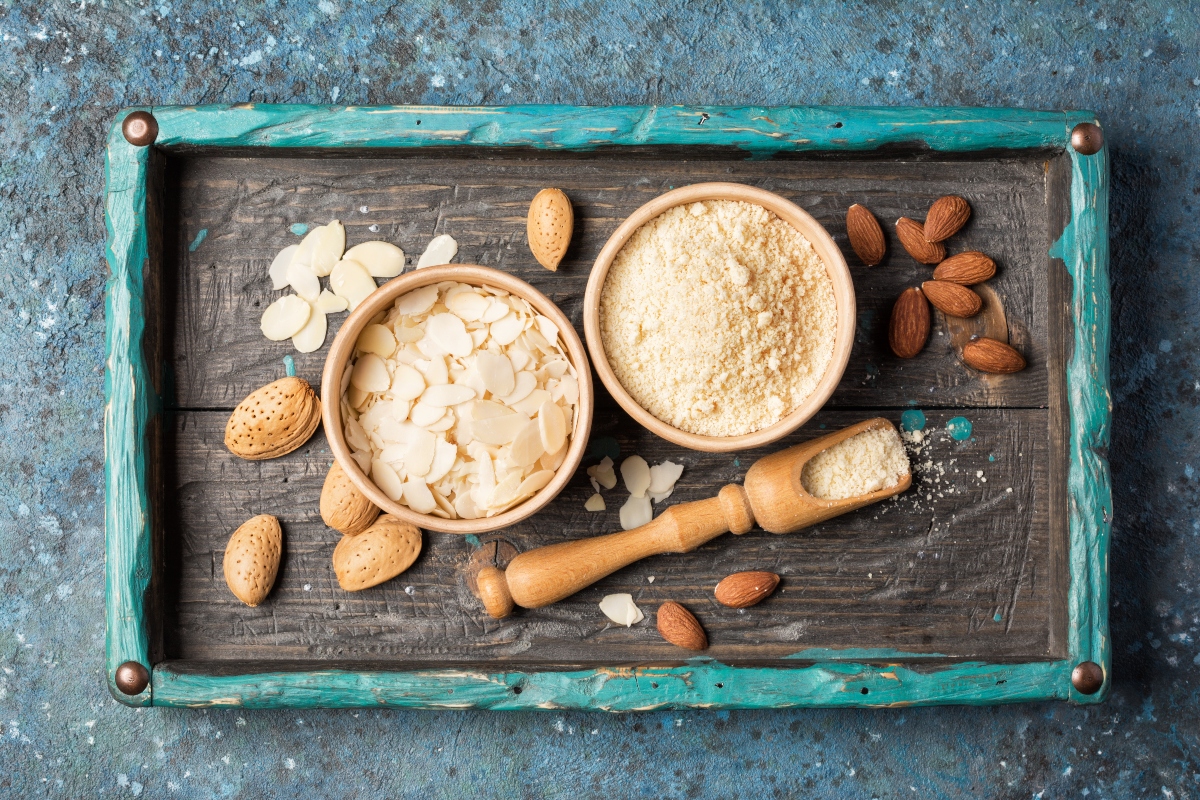 alimenti ricchi di antiossidanti: mandorle