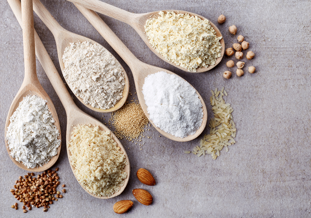 Le farine senza glutine, le proprietà nutrizionali e gli usi in cucina.