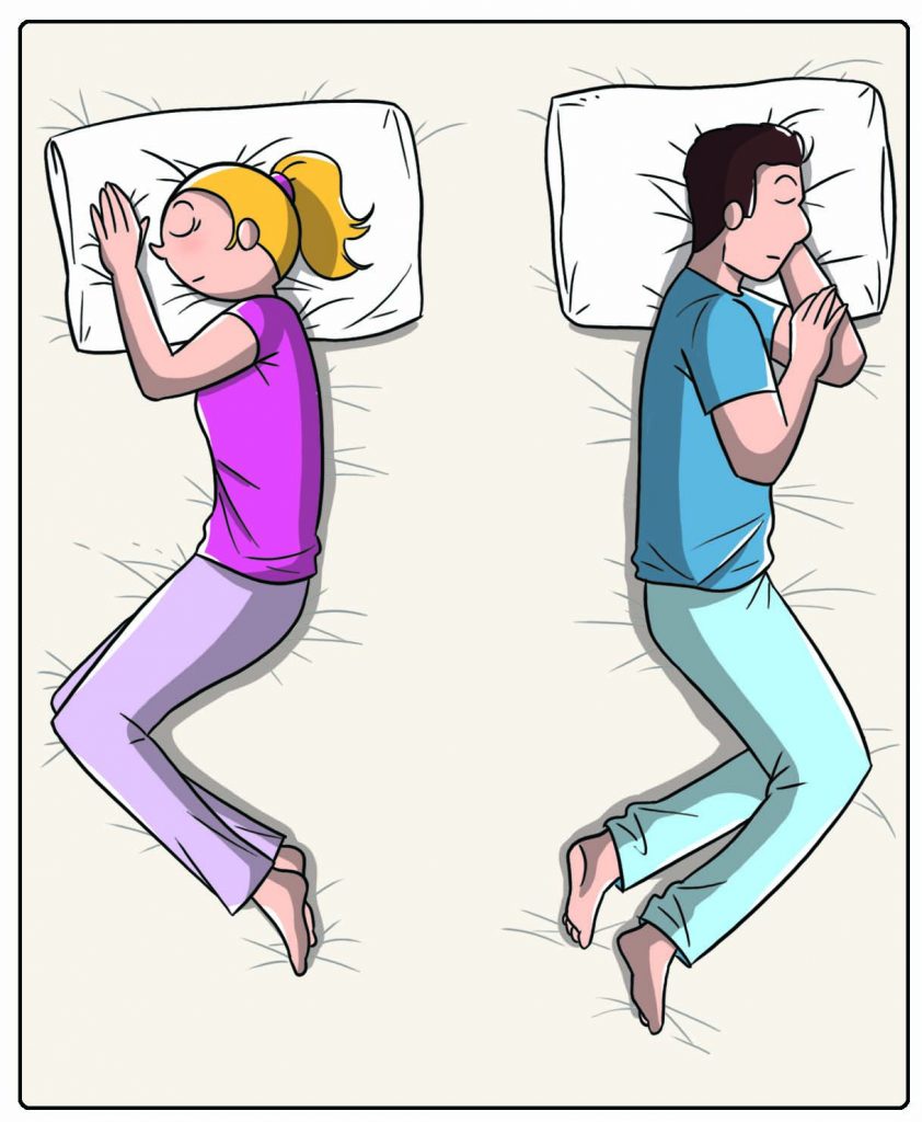 Scopri che coppia sei da come dormi: direzioni opposte