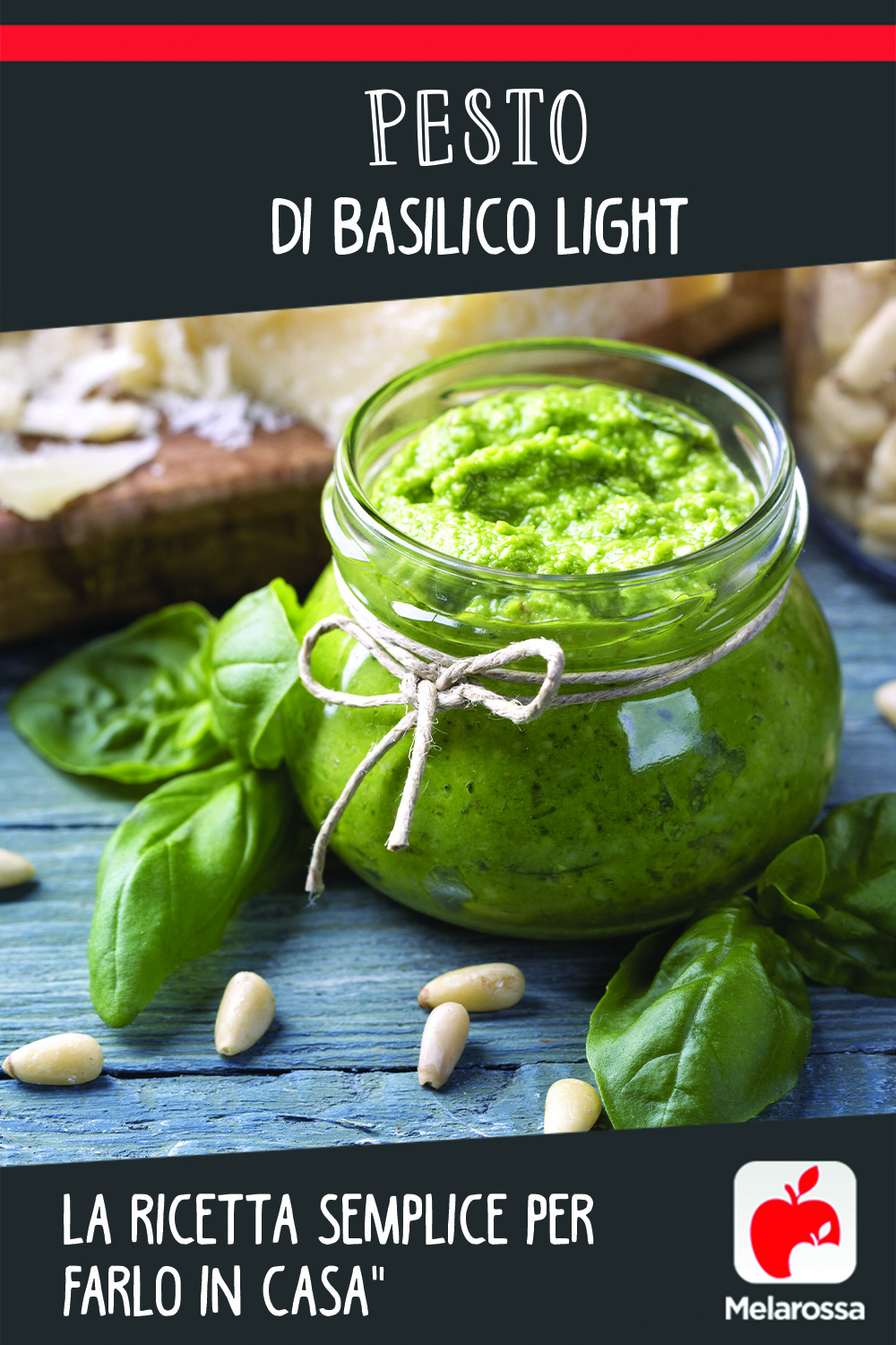 Pesto di basilico light: Pinterest