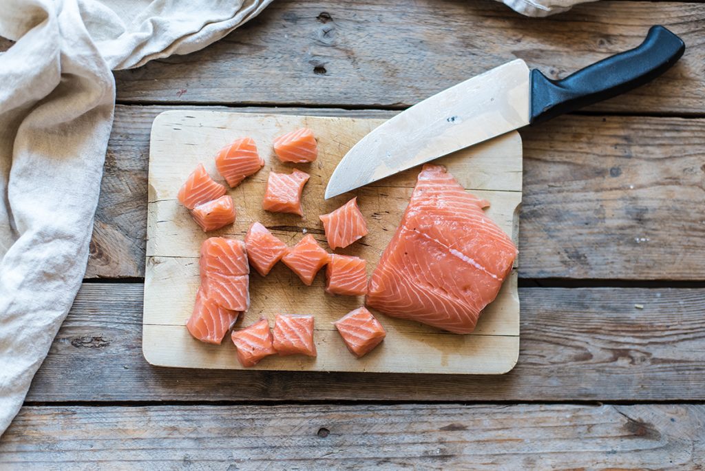 ricette salmone al pepe rosa