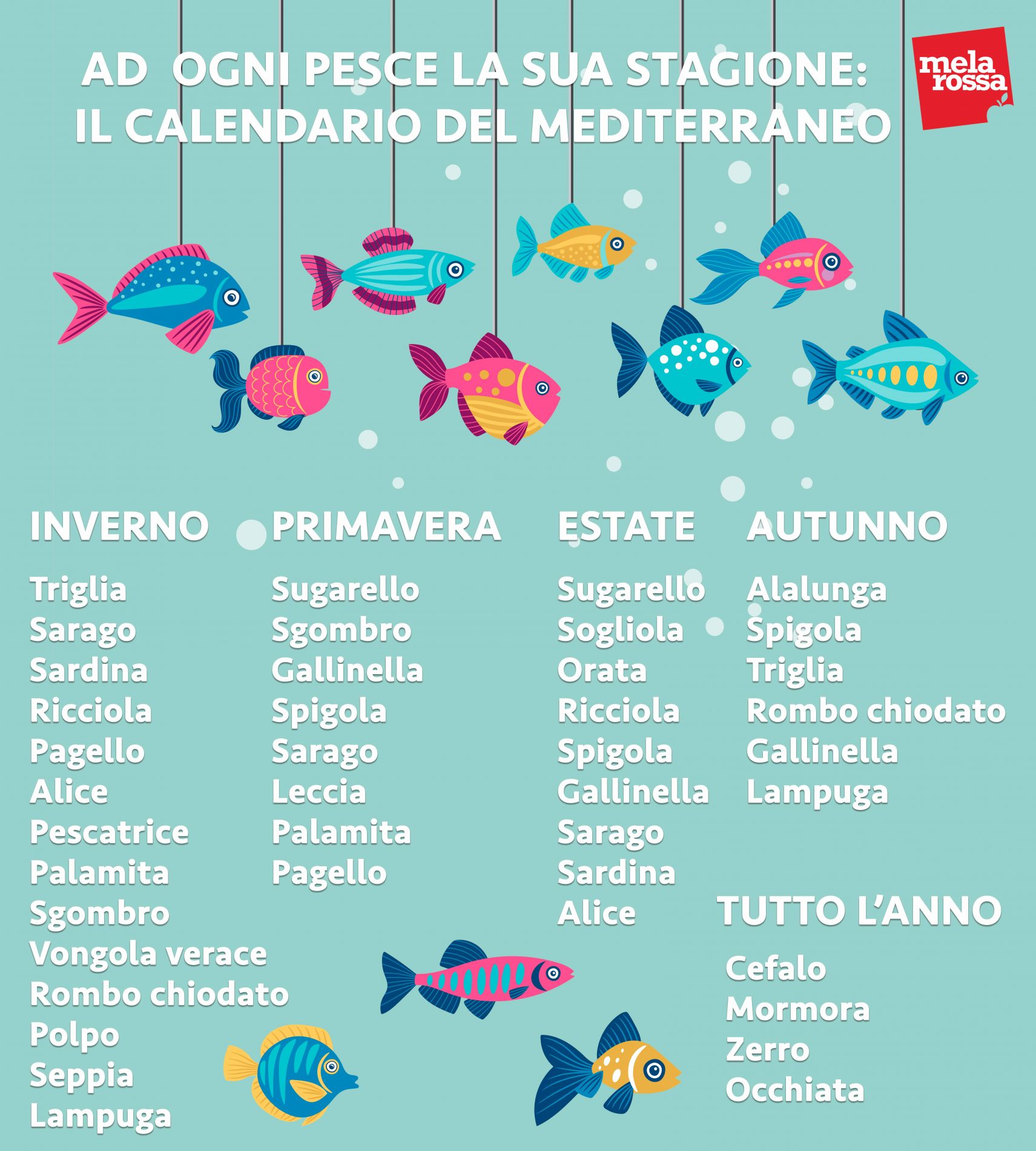 guida acquisto pesce: i pesci da comprare