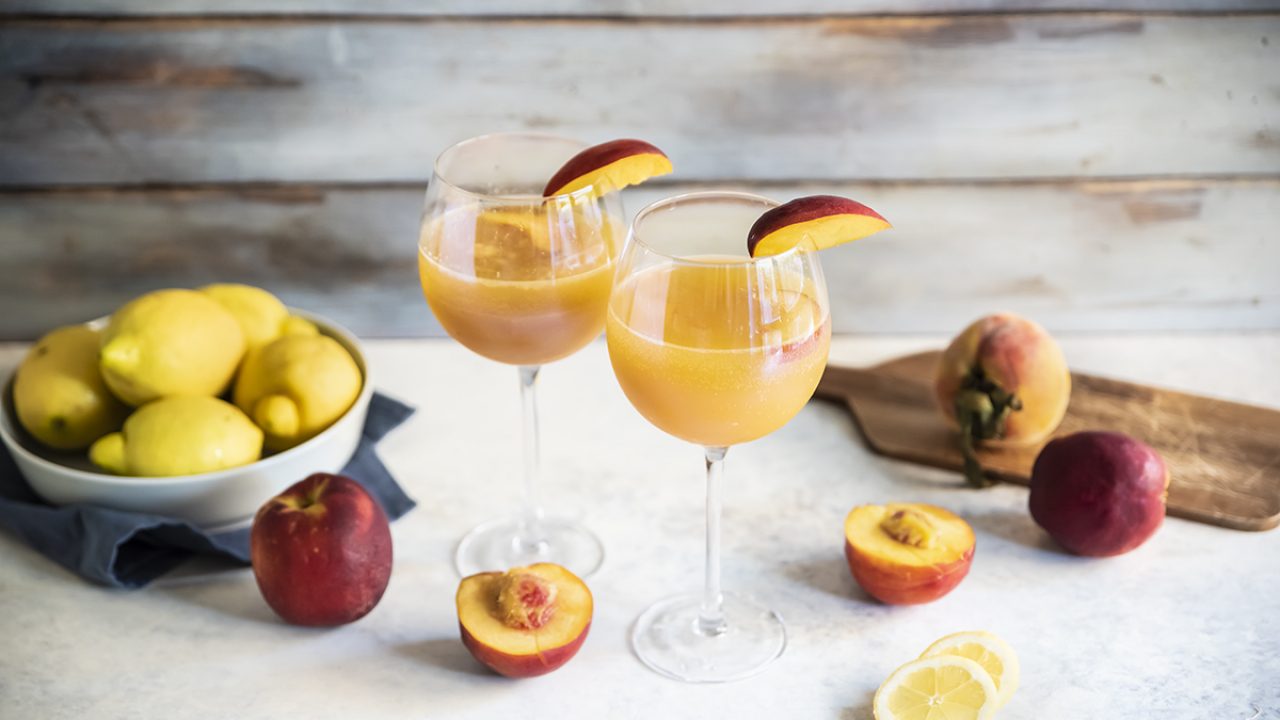 Virgin Bellini Cocktail Analcolico Ricetta Light Melarossa