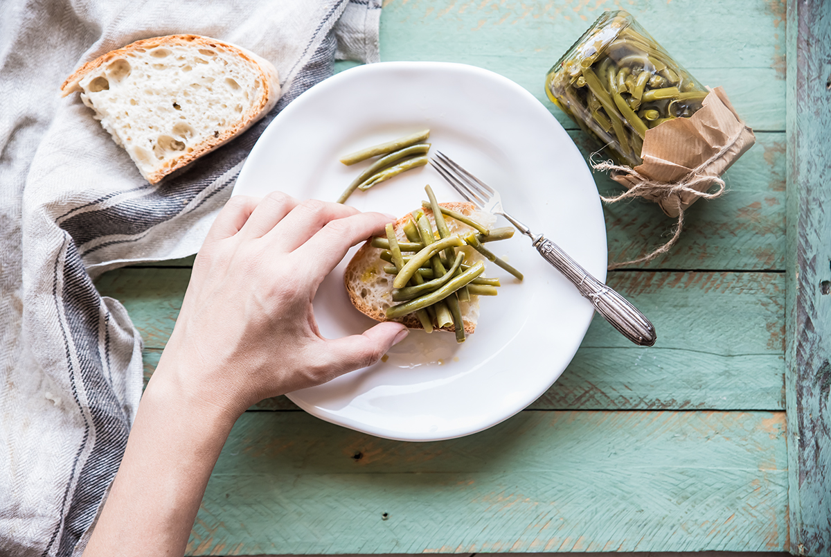 fagiolini sott'olio