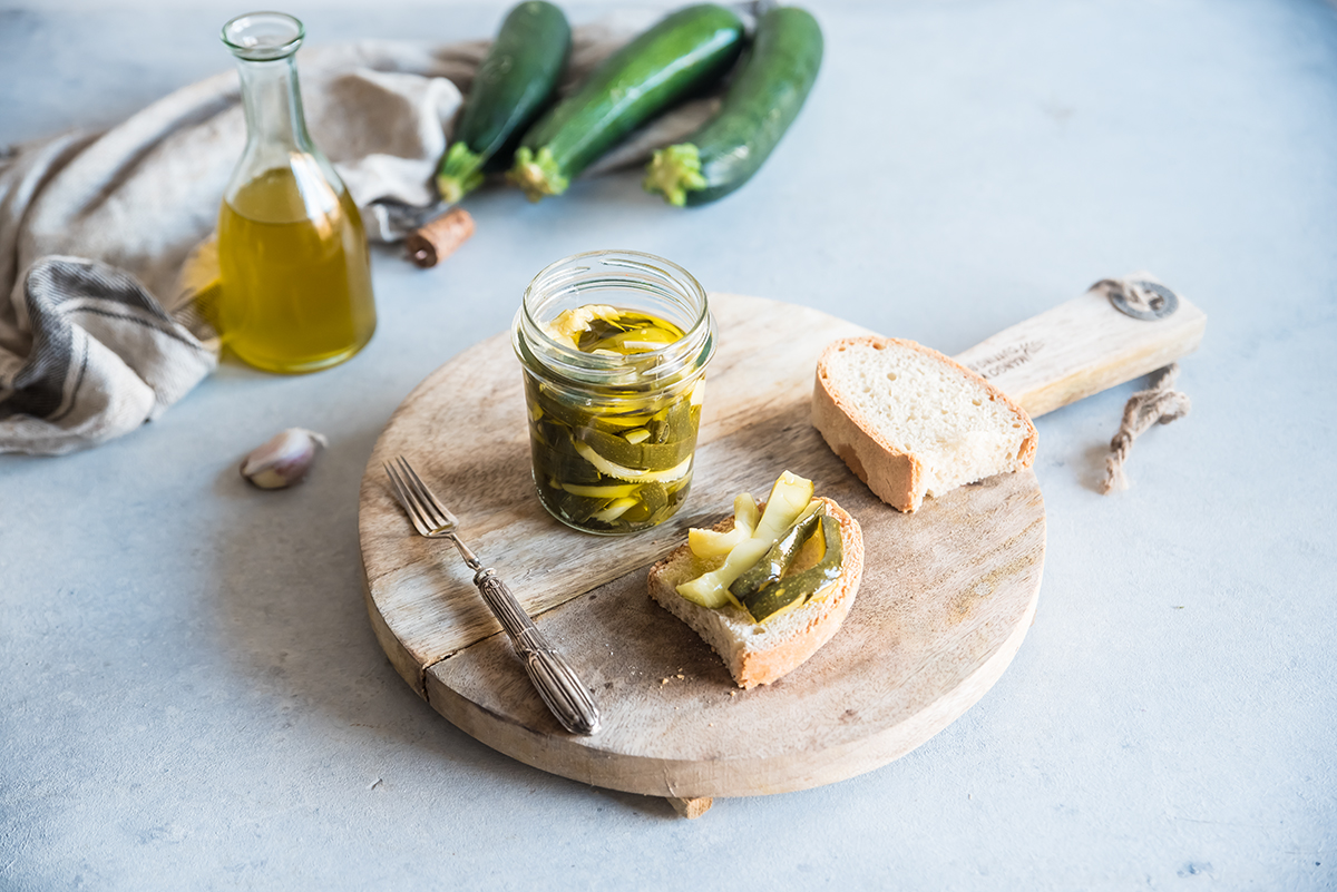 Zucchine Sott Olio Conserve Fatte In Casa Che Passione Melarossa