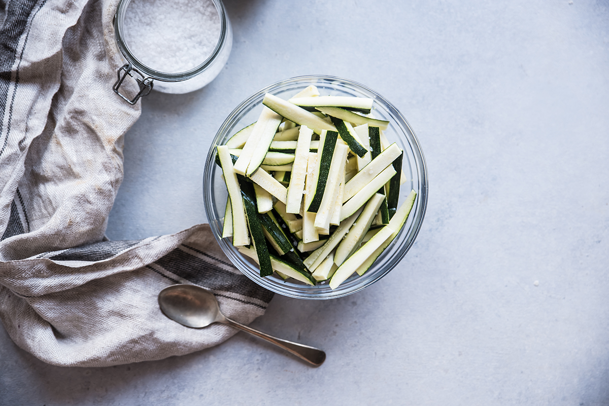 zucchine sott'olio fase 2