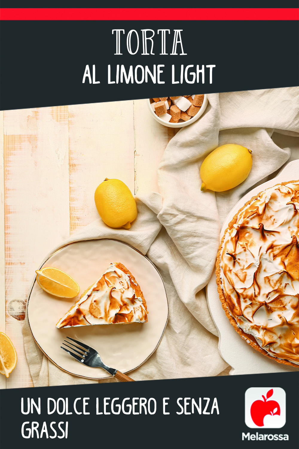 Ricetta torta al limone light