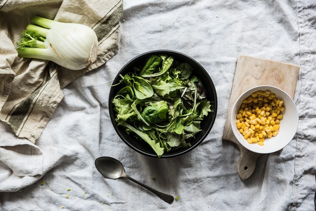 insalata di finocchi preparazione piatto