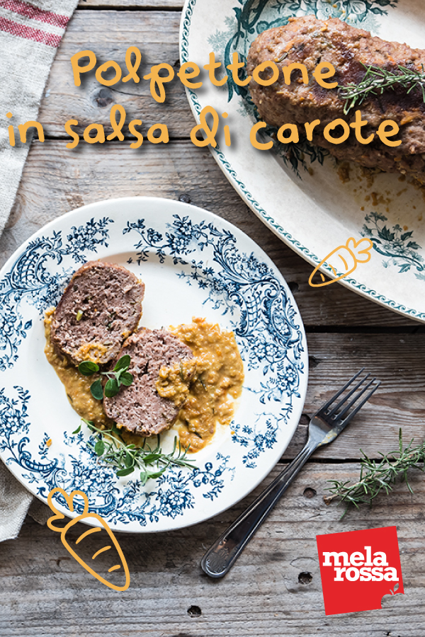 polpettone in salsa di carote