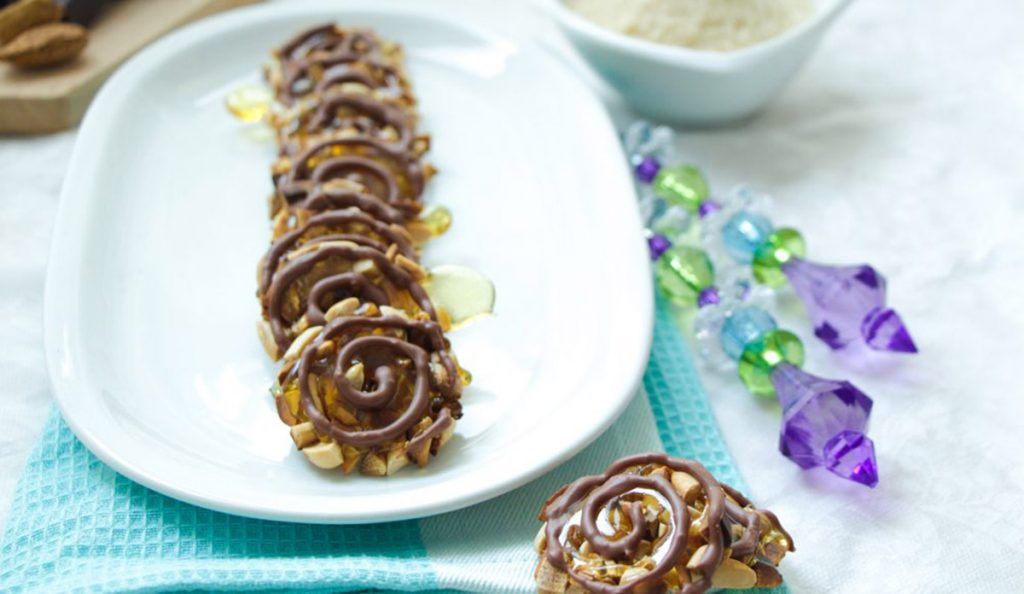 La ricetta dei biscotti alle mandorle e cioccolato è sana, genuina e senza glutine.