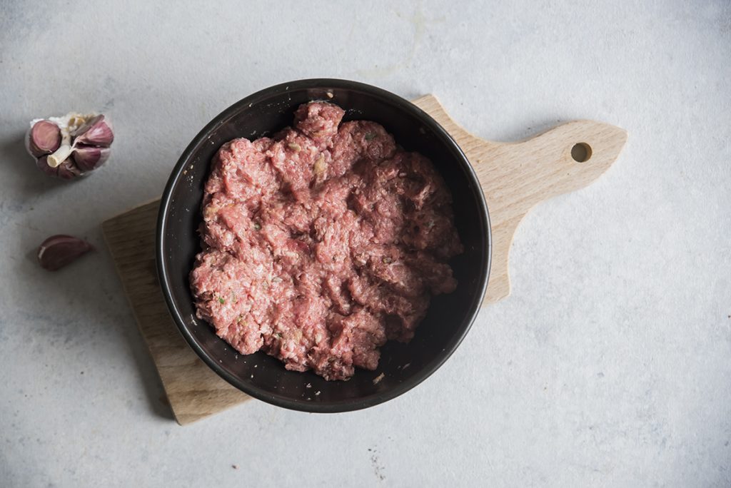 hamburger di polenta con carne