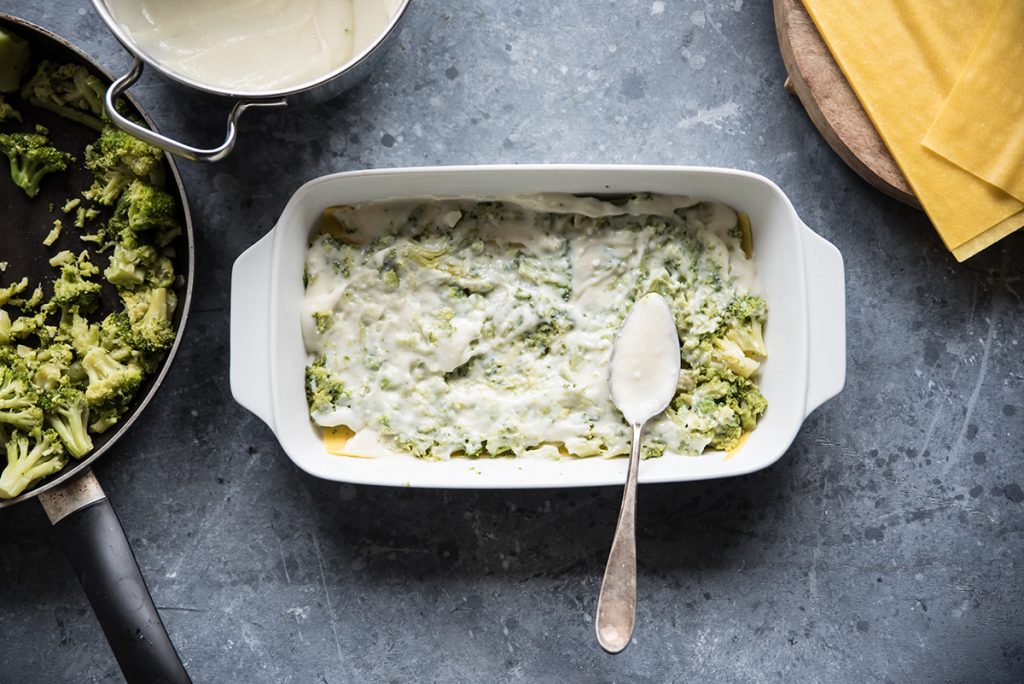 lasagna broccoli composizione