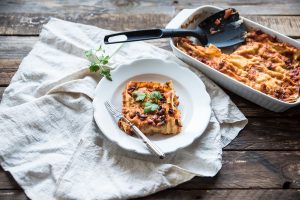 Lasagne con ragù di polpo