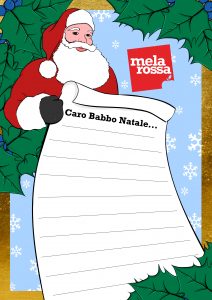 lettera babbo natale maschio