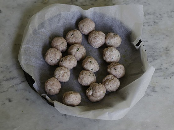 polpette di tacchino teglia