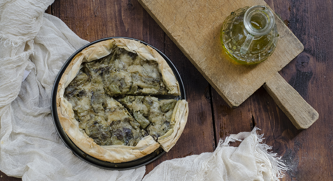 Torta rustica di carciofi