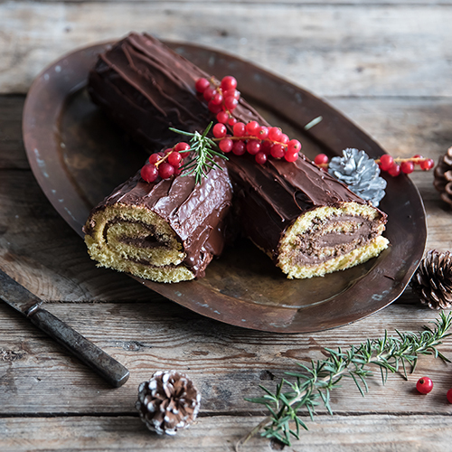 Ricetta Per Tronchetto Di Natale.Tronchetto Di Natale Senza Burro E Panna Ricette Light Melarossa