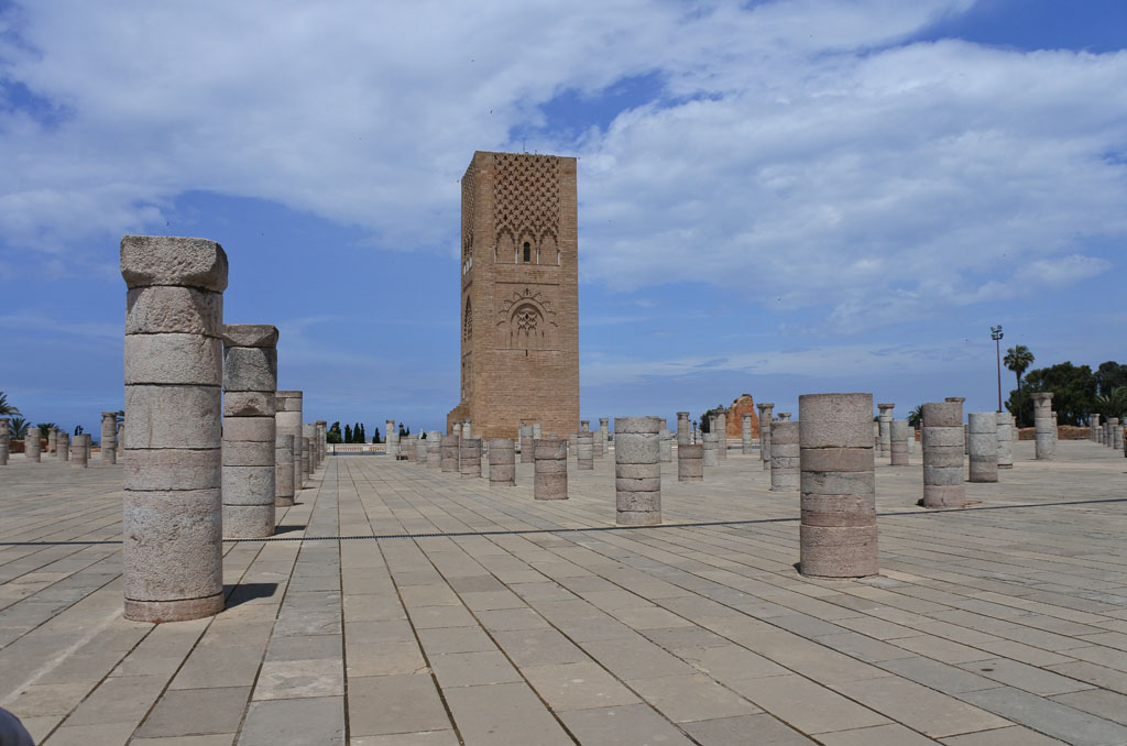 Marocco Rabat moschea torre di Hassan