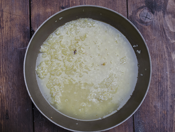 risotto al radicchio tre