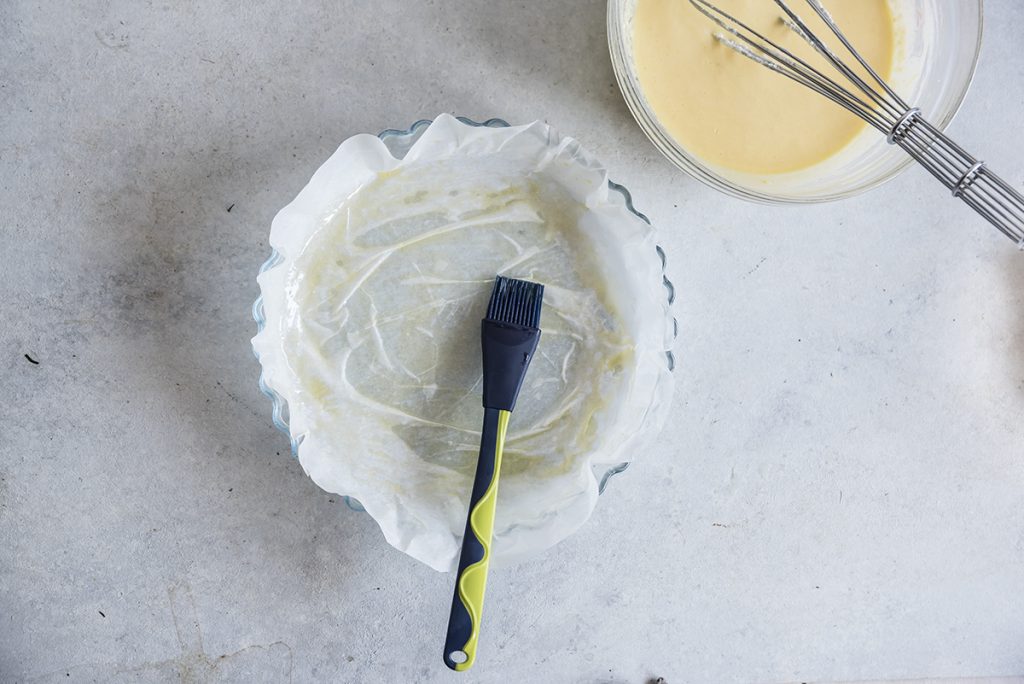 frittata con agretti e ricotta
