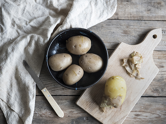 indivia belga e patate al gratin patate