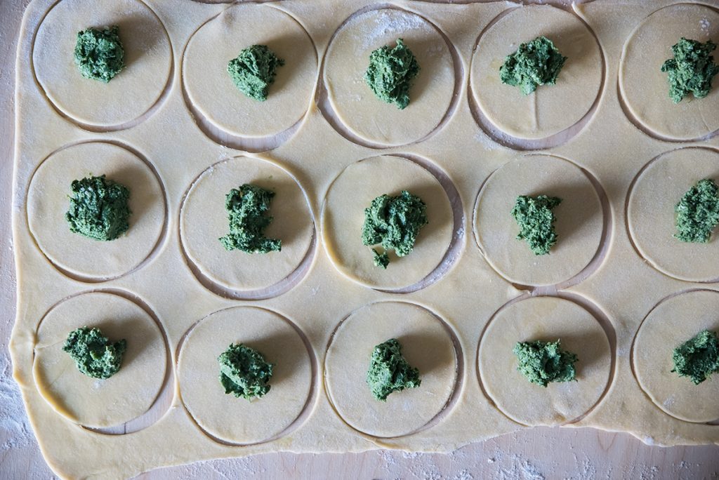 mezzelune ricotta e spinaci fase 8