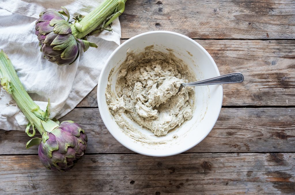 ricetta ravioli di ricotta e carciofi crema