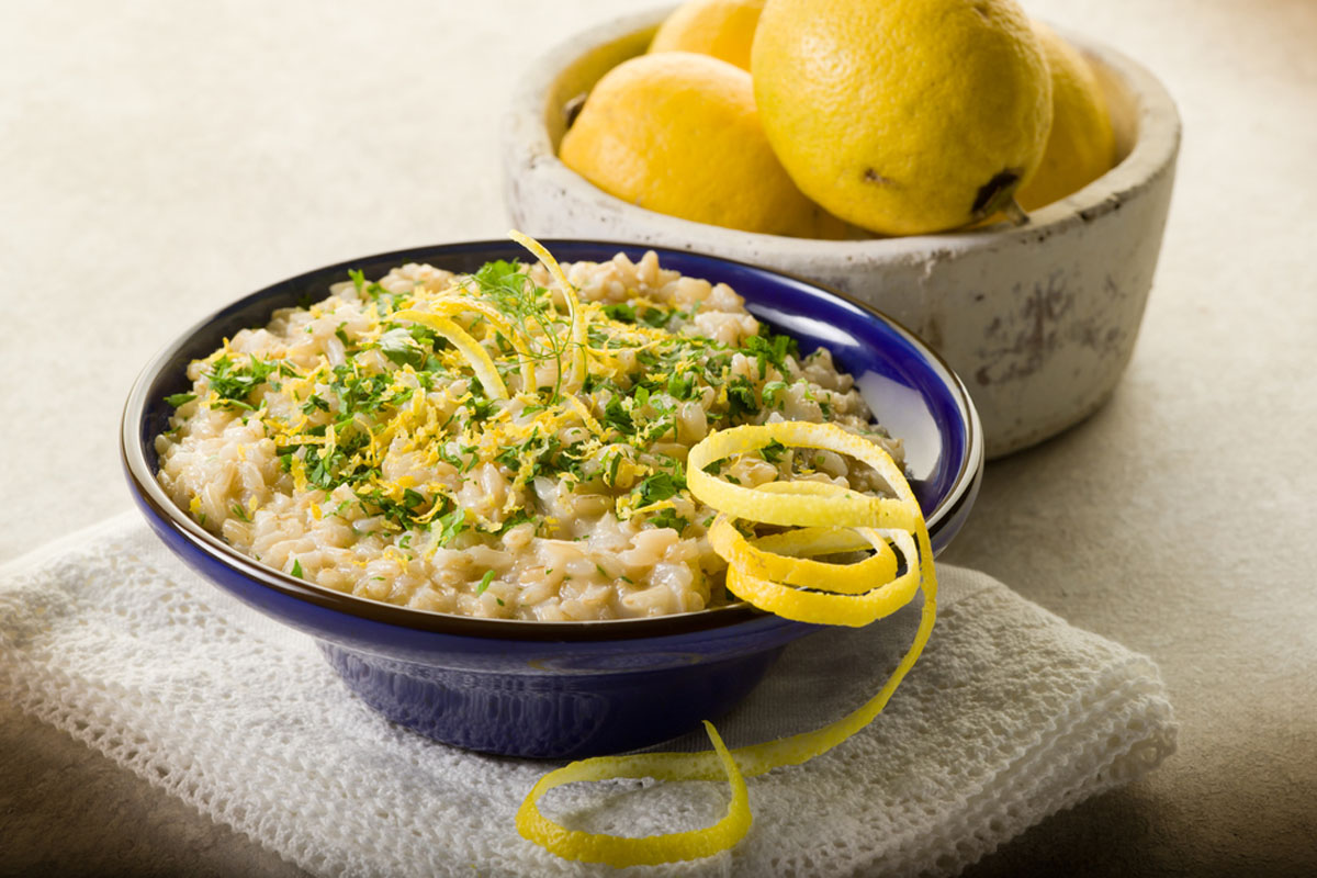 ricetta risotto al limone