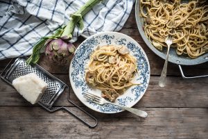 Carbonara con carciofi: la ricetta step by step