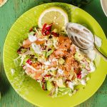 insalata di salmone marinato