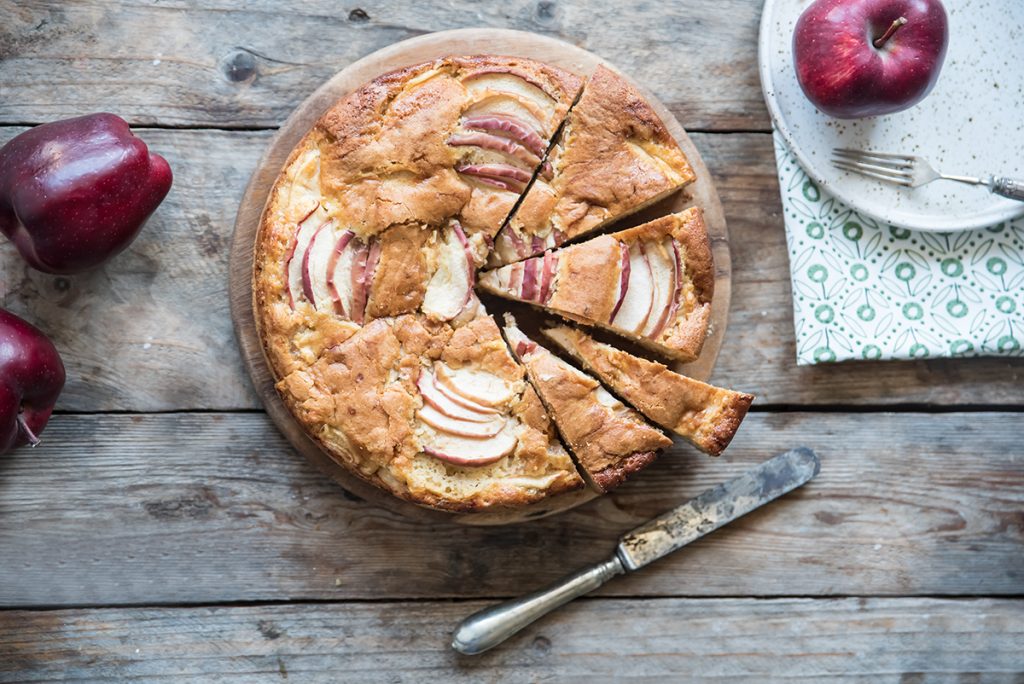 torta di mele light