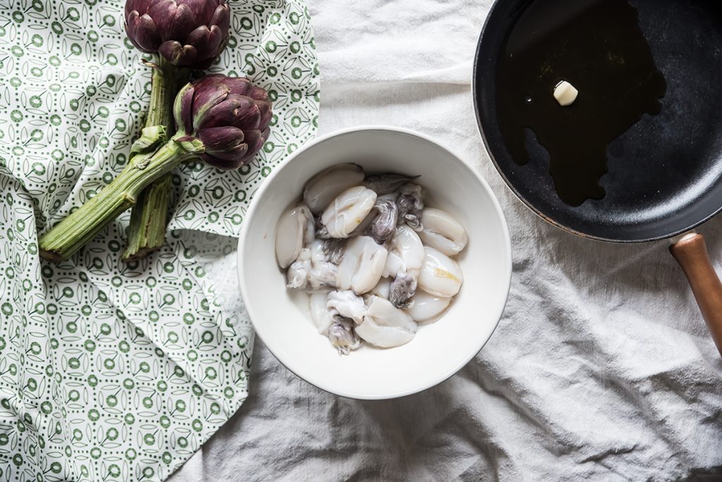 seppie con carciofi alla ligure