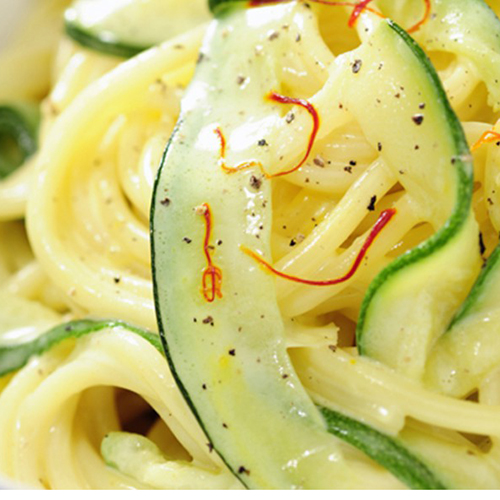 pasta zucchine e zafferano