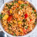 Insalata di bulgur ai profumi dell'orto