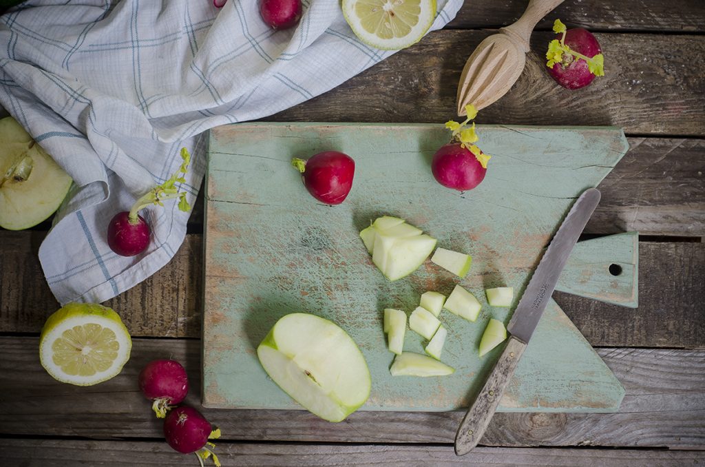 insalata di miglio con mela verde