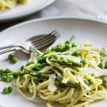 spaghetti asparagi zafferano