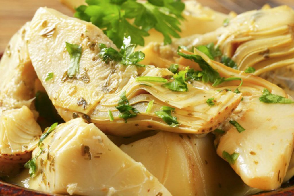 dieta per ipertensione, carciofi con tofu