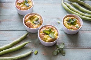 Flan di fave alla menta: una ricetta squisita per chi è a dieta