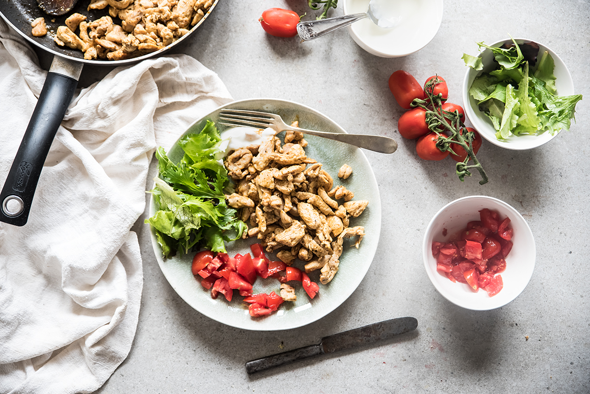 Kebab ricetta con il pollo, sana e appetitosa Melarossa