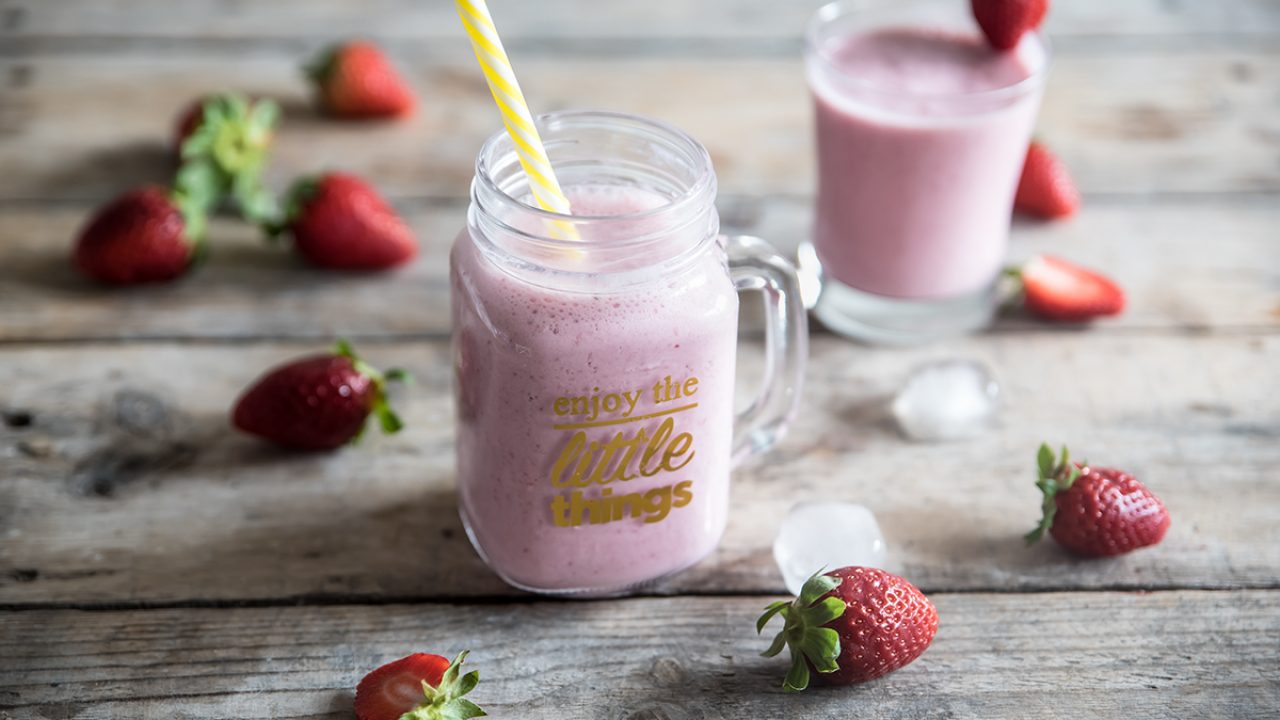 Frappe Alla Fragola La Ricetta Energetica Ricette Light Melarossa
