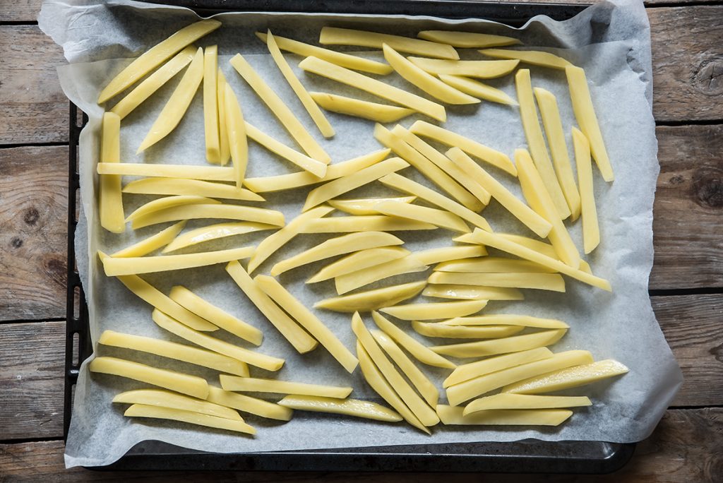 patatine al forno come fritte da cuocere