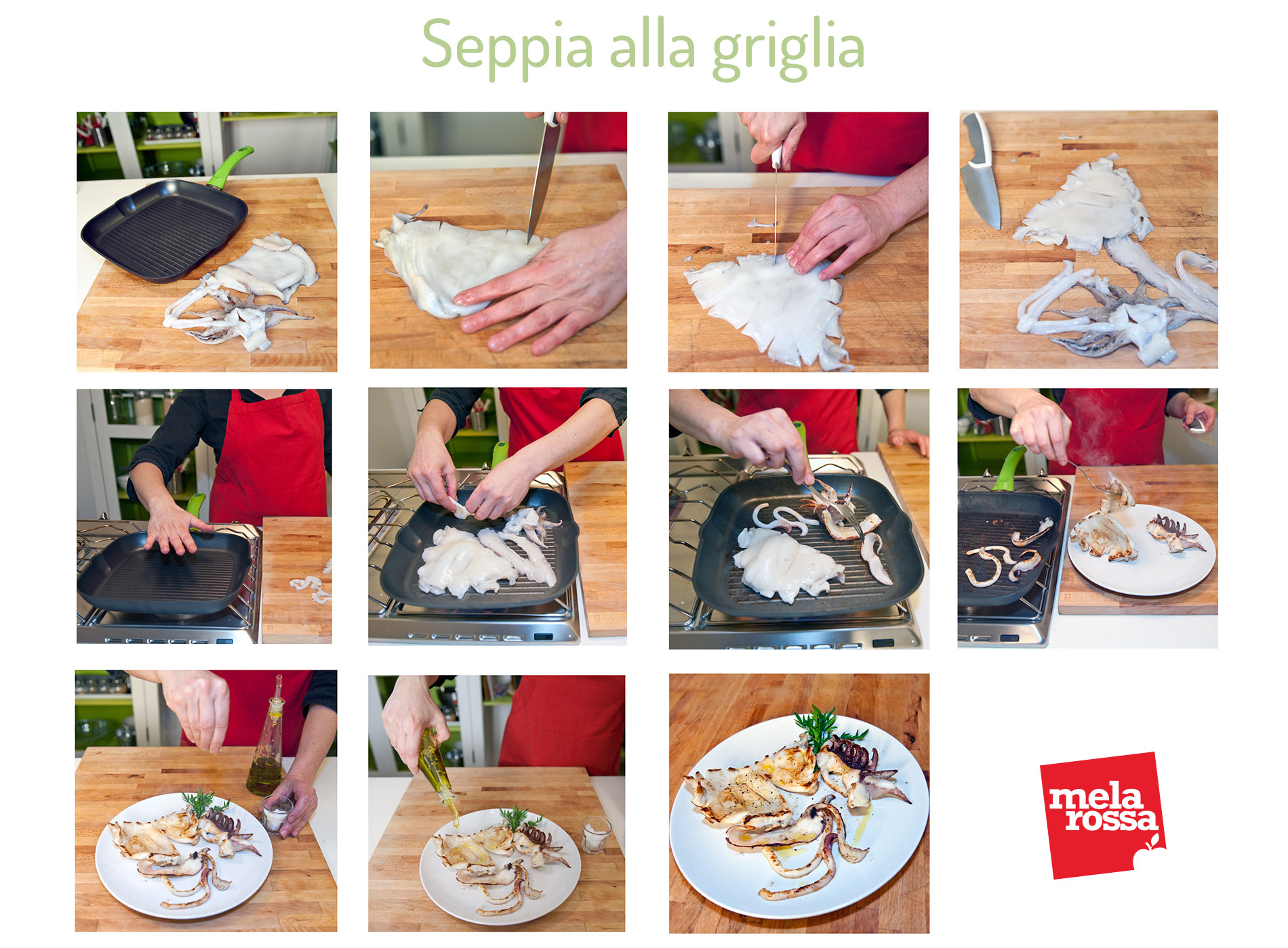 Ricetta seppie alla griglia