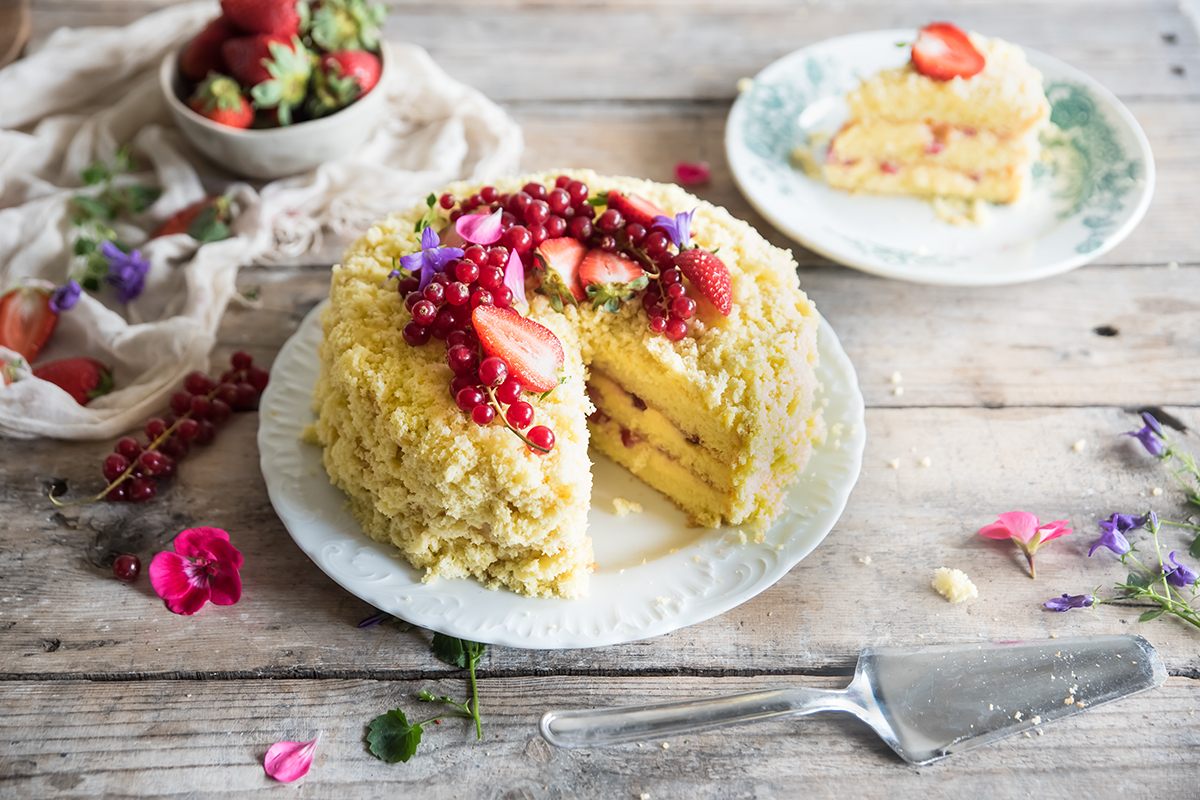 torte di compleanno facili e veloci: torta mimosa