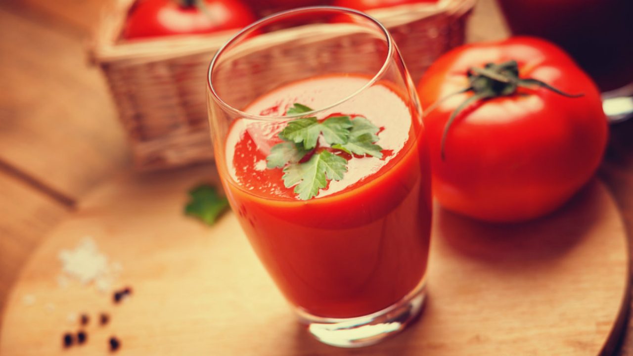 Succo Di Pomodoro Ricetta Del Cocktail Gustoso Melarossa