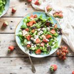 Insalata fragole e feta ricetta light