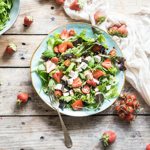 Insalata-fragole-e-feta-ricetta light