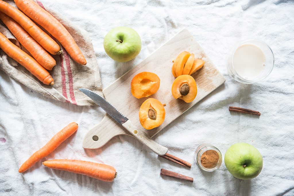 smoothie alle albicocche